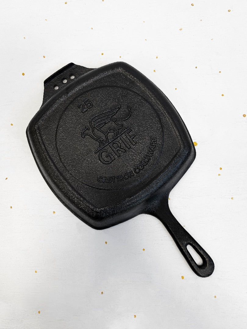 25 CM CAST IRON SECTIONAL SKILLET