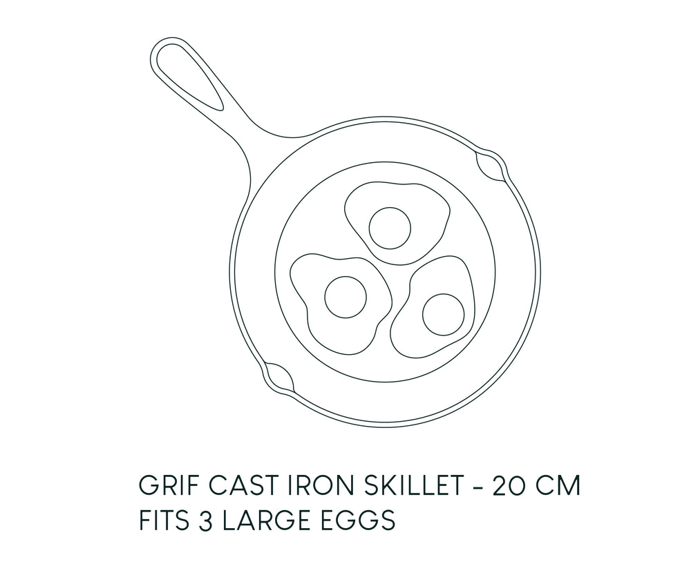 Cast Iron Pan Medium (20cm) – Pig & Pilgrim