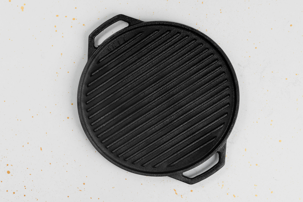 Round cast iron clearance grill